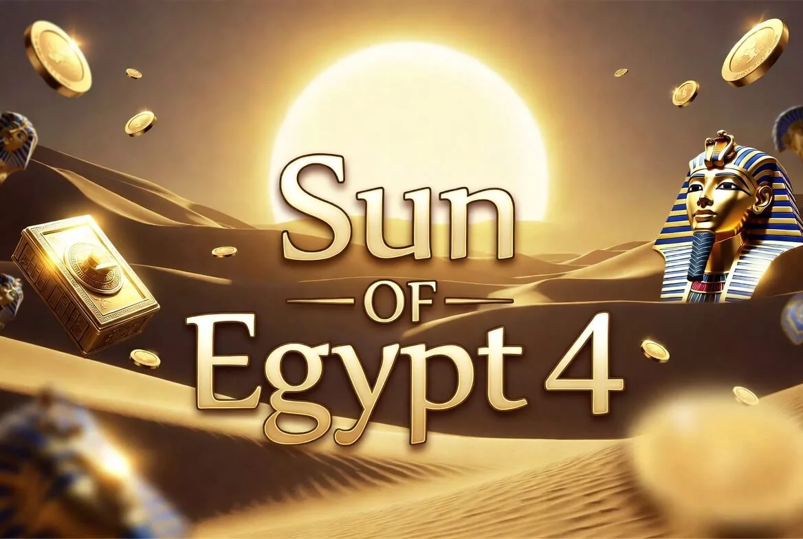 Sun of Egypt 4 demo — экран Hold and Win с символом Collect