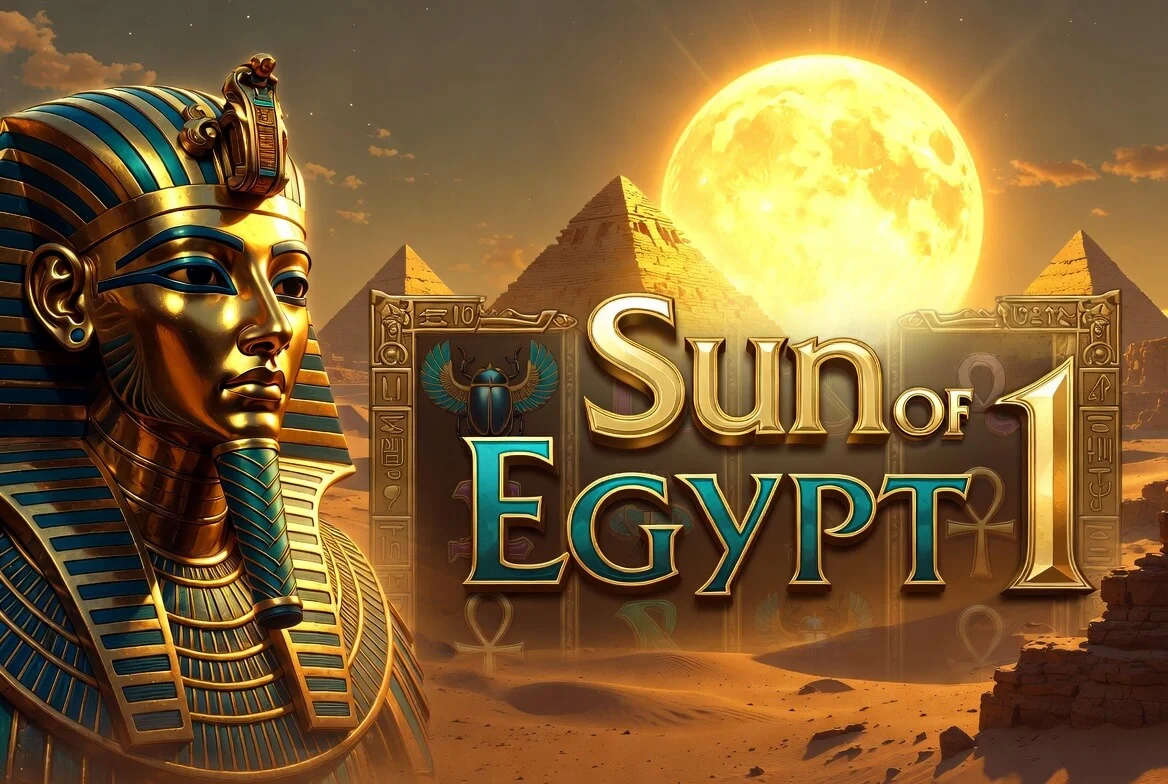 Серия Sun of Egypt — главный экран слота